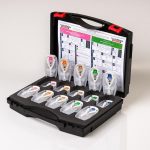 Sprengstoffstoff-Test im Koffer