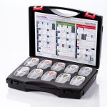 Drogen Identifizierungs-Test im Koffer