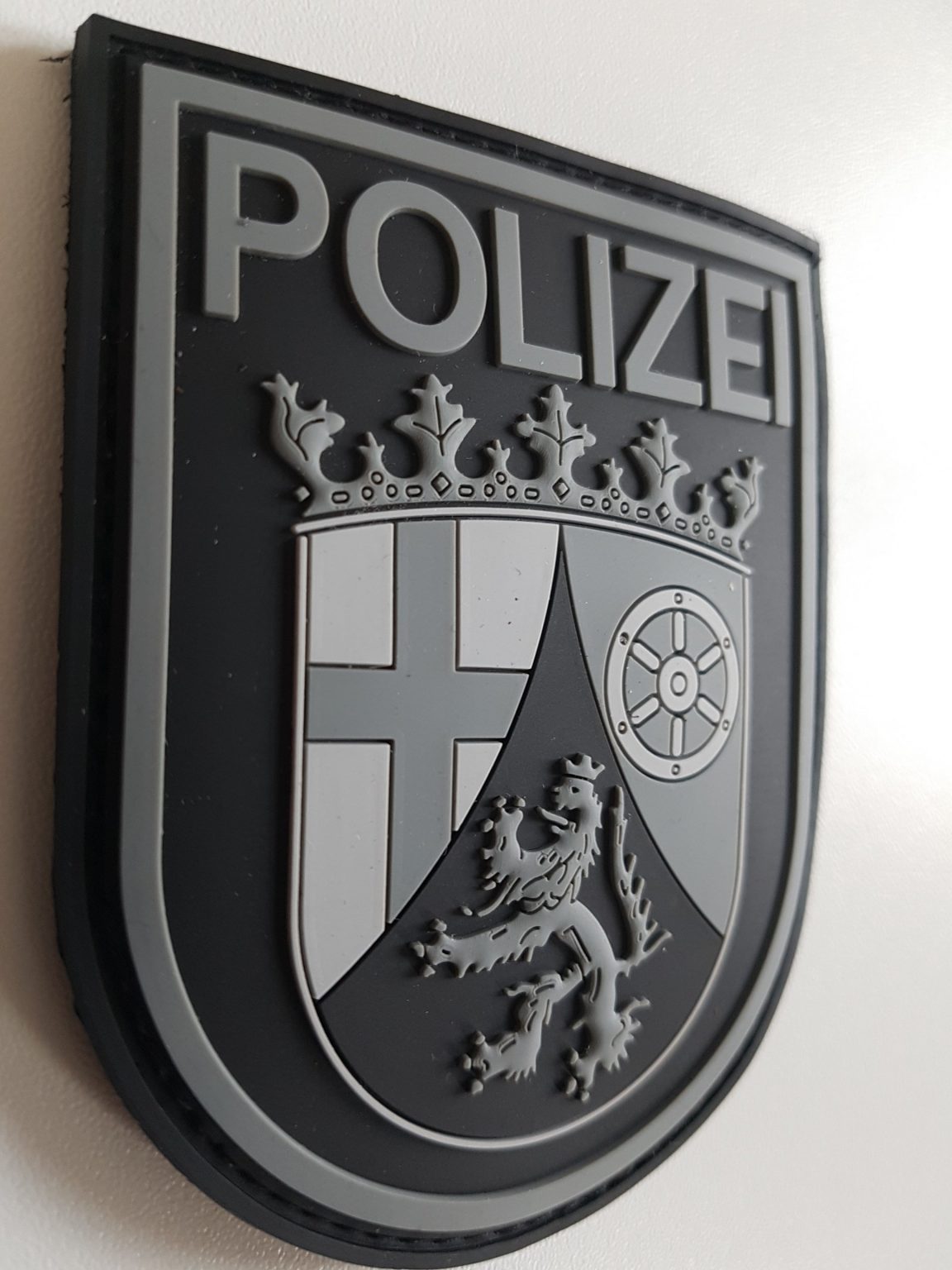 3 D Rubber Patch Polizei Rheinland Pfalz Atg Kriminaltechnik