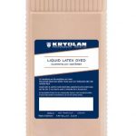 Gummimilch (Latexmilch) gefärbt