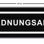 3 D Rubber Patch ORDNUNGSAMT