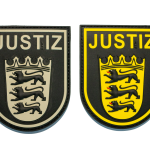 3 D Rubber Patch JUSTIZ Baden-Württemberg