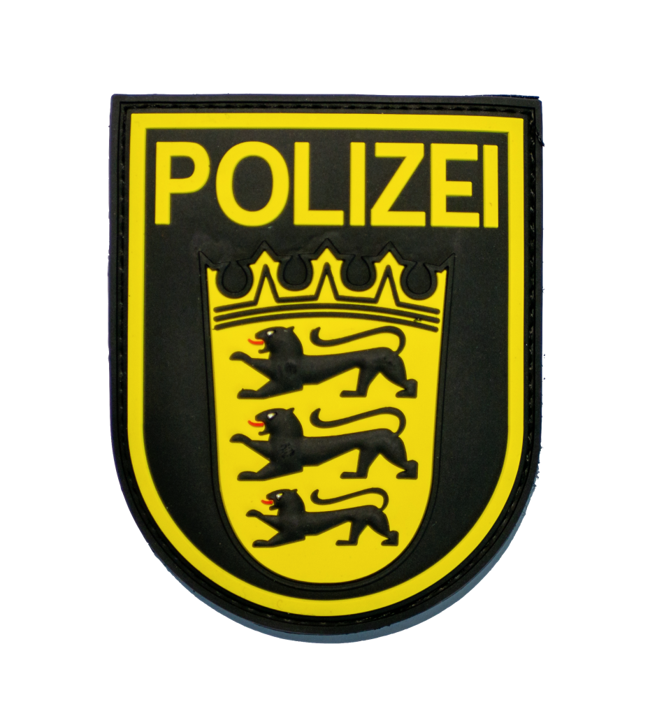 3 D Rubber Patch POLIZEI BadenWürttemberg ATG Kriminaltechnik® Patches, Ballistik, Forensik 3 D Rubber Patch POLIZEI BadenWürttemberg ATG Kriminaltechnik® Patches, Ballistik, Forensik