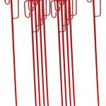 Absperrleinenhalter Laterneneisen Erdnagel, lackiert, 1,20 m, für Absperrband POLIZEI, POLIZEIABSPERRUNG, Ketten, usw.