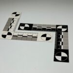 50 Stück Einweg-Winkel-Lineal, doppelseitig, 5 x 5 cm