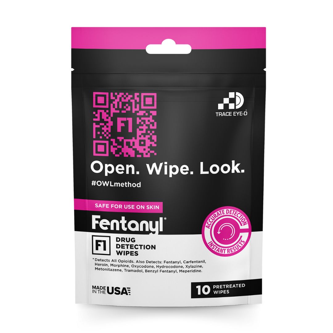 F1 - Bag Front Fentanyl Wischtests zur sofortigen Bestimmung vor Ort - Image 1